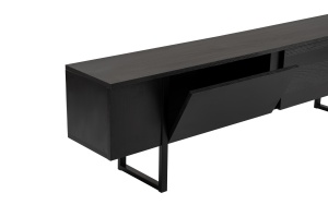 Comoda TV Model Serenity, Lemn Negru/Negru - Img 8