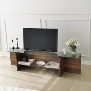 Comoda TV Salvador, Model Escape, 158x40x35 cm, Nuc - Img 3