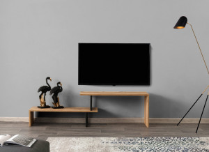 Comoda TV Salvador, Model Ovit, 153x44x30 cm, Pin - Img 4
