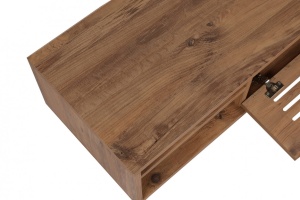 Comoda TV Salvador, Model Safir, 160x35x40 cm, Pin atlantic - Img 13