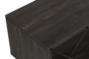 Comoda TV Salvador, Model Street, 120x40x30 cm, Maro inchis - Img 8
