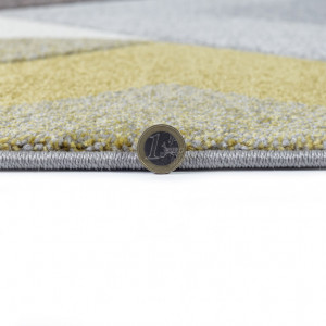 Covor Aurora Gri/Galben Ochre 120X170 cm, Flair Rugs - Img 5