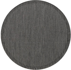 Covor Ayyildiz Giza Negru, Rotund, D120 cm - Img 2