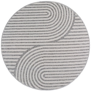 Covor Desert V1 Gri, Rotund, D160 cm - Img 2