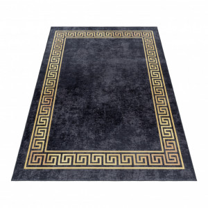Covor Fiesta Negru V2 200x290 cm - Img 3