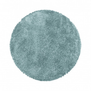 Covor Fluffy Albastru 200x200 cm - Img 1