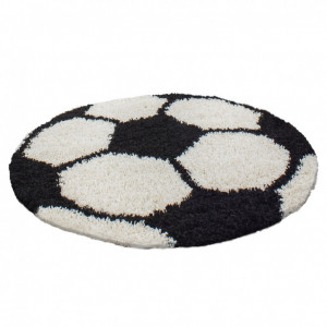 Covor Fun Negru 100x100 cm - Img 2