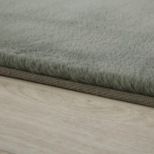Covor Pouffy V1 Verde 160 x 160cm - Img 1