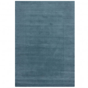 Covor Textured Wool Border Albastru 200X290 cm, Flair Rugs - Img 2
