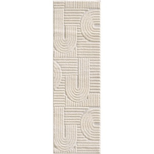 Covor tip Traversa VivaDeco Art V1, 80 x 250 cm, Crem, 100% Polipropilena, Fir 8 mm, 1900 g/mp, OEKO-TEX Standard 100 - Img 8