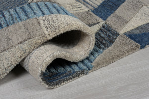 Covor traversă Asher Albastru 60X230 cm, Flair Rugs - Img 3