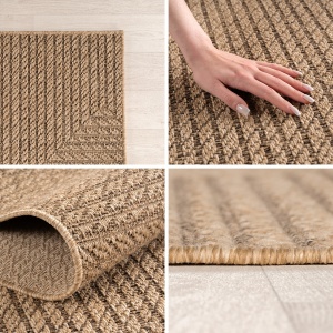 Covor traversa Timber V4 Bej, 80 x 150 cm - Img 2
