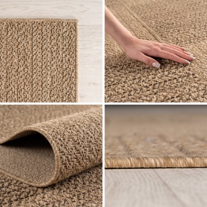 Covor traversa Timber V5 Bej, 80 x 150 cm - Img 2