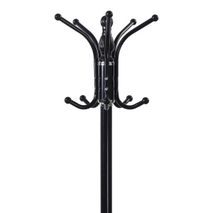 Cuier Mendora, negru, 40x40x180 cm - Img 2