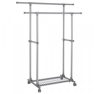 Cuier Model Beasley, Gri, 87-150x52x166 cm - Img 2