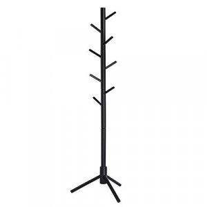 Cuier tip pom Model Sawyer, Negru, 47x47x175 cm - Img 2