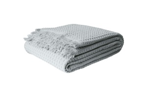 Cuvertura Pled pentru pat dublu Model Waffle Mint - Img 2