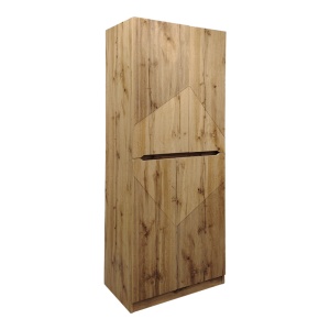 Dulap de pantofi Kebell, natural, 71x41.5x180.4 cm - Img 2