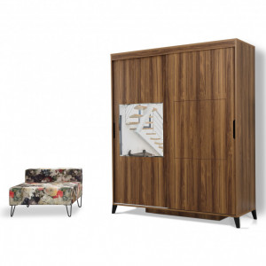Dulap haine Model Pacific, Nuc, 190x60x216 cm - Img 5