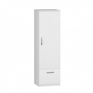 Dulap haine Model Santa, Alb, 60x47.1x187 cm - Img 4