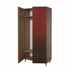 Dulap haine Model Stil, Multicolor, 90x52x192 cm - Img 7