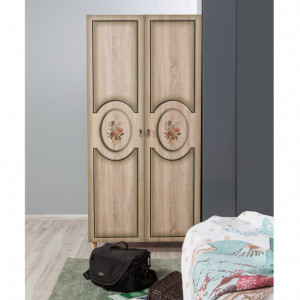 Dulap haine Model Stil, Multicolor, 90x52x192 cm - Img 3