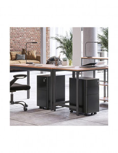 Dulap mobil cu incuietoare Model Hunter, Negru, 30x46x59 cm - Img 2