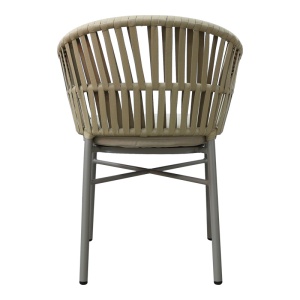 Fotoliu de grădină Model Frama, Maro, 57x60x78 cm - Img 5