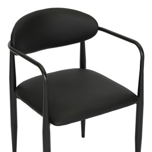 Fotoliu Kalone, negru, 56x55x78 cm - Img 7