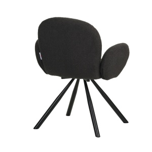 Fotoliu Model Garzele, Gri inchis/Negru, 68x66x82.5 cm - Img 2