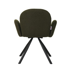 Fotoliu Model Garzele, Verde/Negru, 68x66x82.5 cm - Img 5