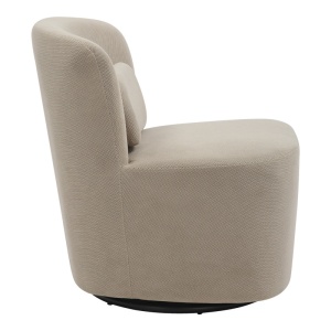 Fotoliu Rotativ Model Swish, Bej, 63x76x76.5 cm - Img 4
