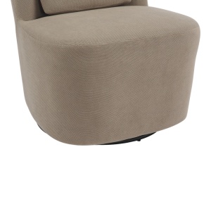 Fotoliu Rotativ Model Swish, Gri/Bej, 63x76x76.5 cm - Img 8