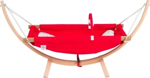 Hamac bebelusi Fethiye Rosu 135x56 cm - Img 1