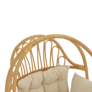 Leagan de Gradina Model Jorg, Natural/Crem, 80x59x105 cm - Img 4
