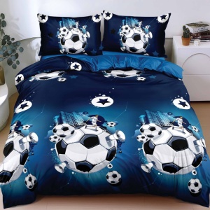 Lenjerie Bumbac Satinat 4 Piese Goalaxy