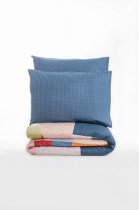 Lenjerie de pat dublu Model Cosy Blue - Img 3