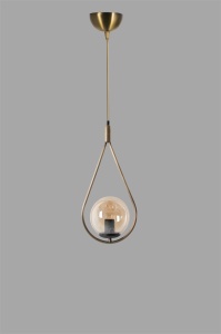 Lustra Damla Alb 70x20 cm - Img 2