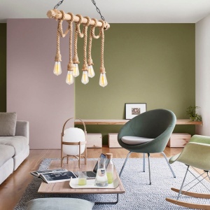 Lustra Erebos Negru 80x8x90 cm - Img 6