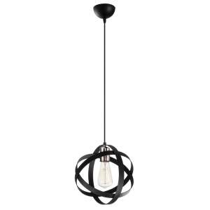 Lustra Gezegen Negru 25x25x121 cm - Img 2