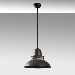 Lustra Saglam Negru 34x34x123 cm - Img 4