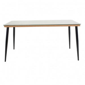 Masa de Gradina Naoki Negru - Natural 160x90x78 cm - Img 2