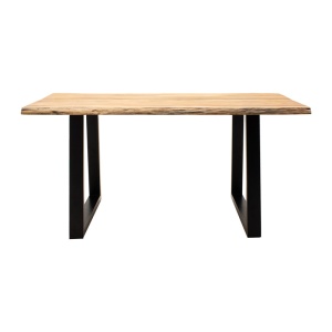 Masă Miles, natural/negru, 160x90x76 cm - Img 3