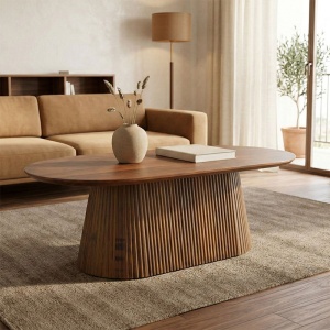 Măsuță de cafea Aithra, walnut, 120x60x42 cm