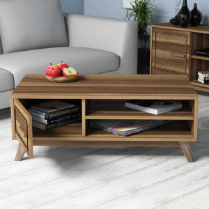 Masuta de Cafea Model Hart, 105x60x38.2 cm, Nuc - Img 2