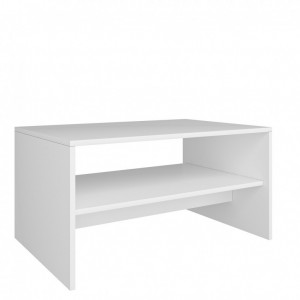 Masuta de Cafea Model Iris, 90x45x46.8 cm, Alb - Img 4