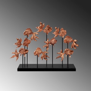 Obiect decorativ GOLDFISH Maro 42x28x10 cm - Img 5