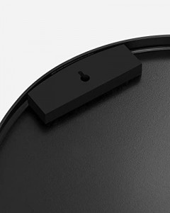 Oglinda rotunda, Songmics, Negru, 61x61x3.6 cm - Img 7