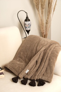Patura pentru Pat Dublu Model Puffy 200 Camel - Img 2