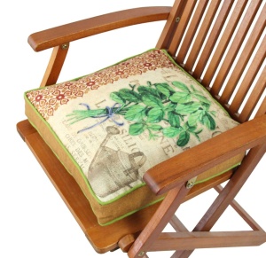 Perna scaun Model YM1158, Multicolor, 42x42x5 cm - Img 1